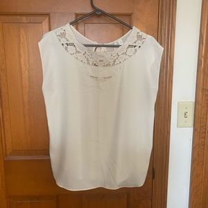 Cream blouse
